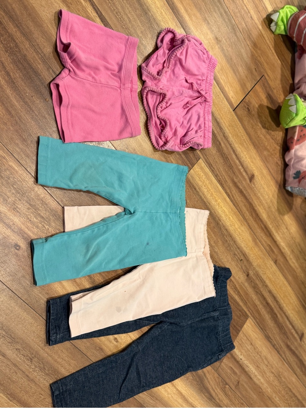 Tea Collection Pink & Teal Kids Bottoms Mix
